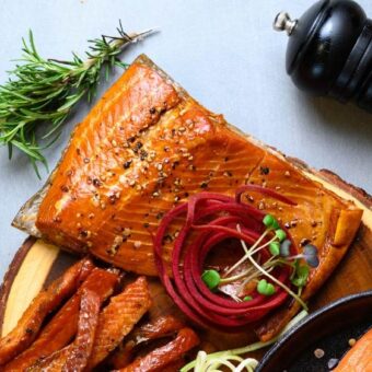 Peppercorn Smoked Wild Salmon