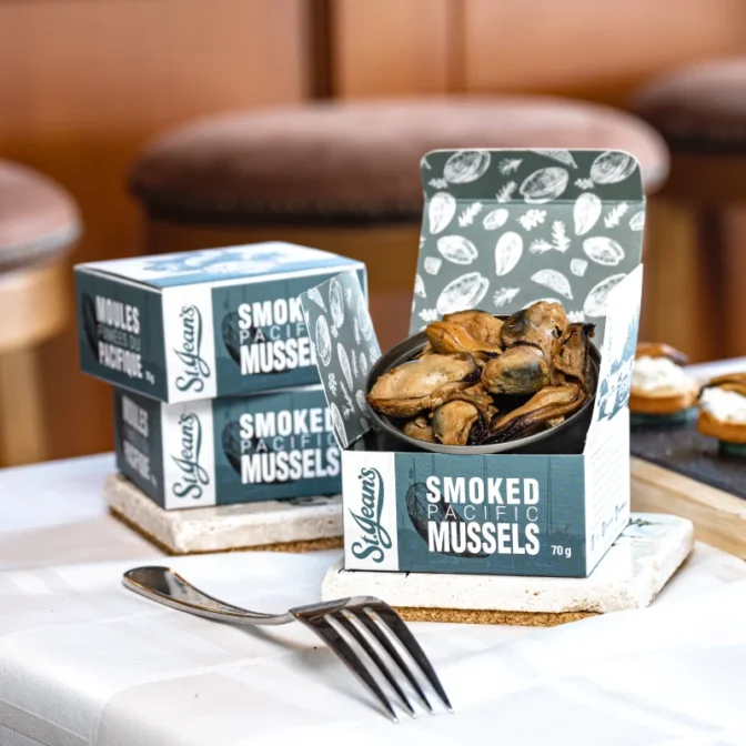 Smoked Pacific Mussels 1