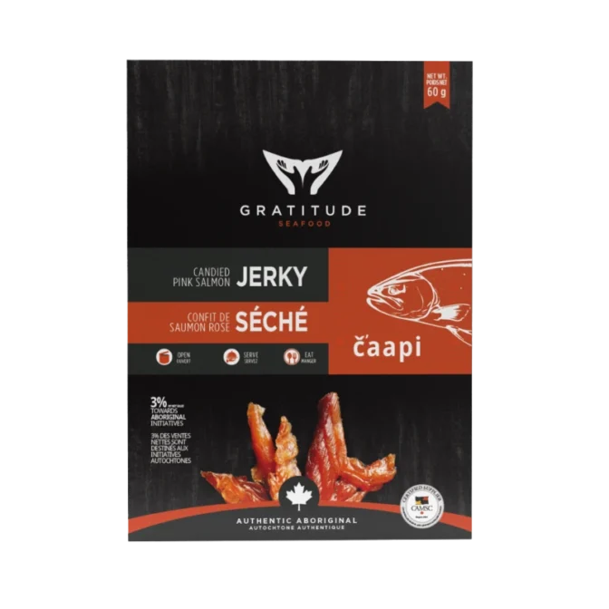 Gratitude Candied Salmon Jerky