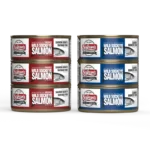 6 Cans of canned wild salmon